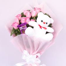 Wonderful Pink Roses Display