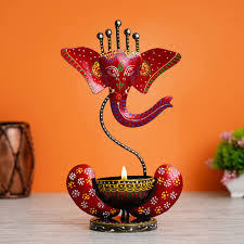 Lord Ganesha Multi Tealight Candle Holder