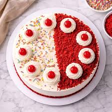Red Velvet Vanilla Fusion Cake